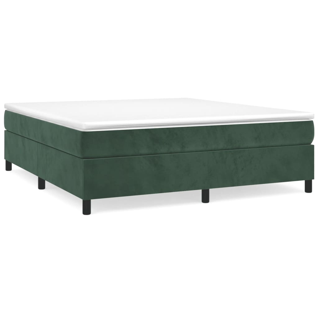Cama box spring 200x200 Verde