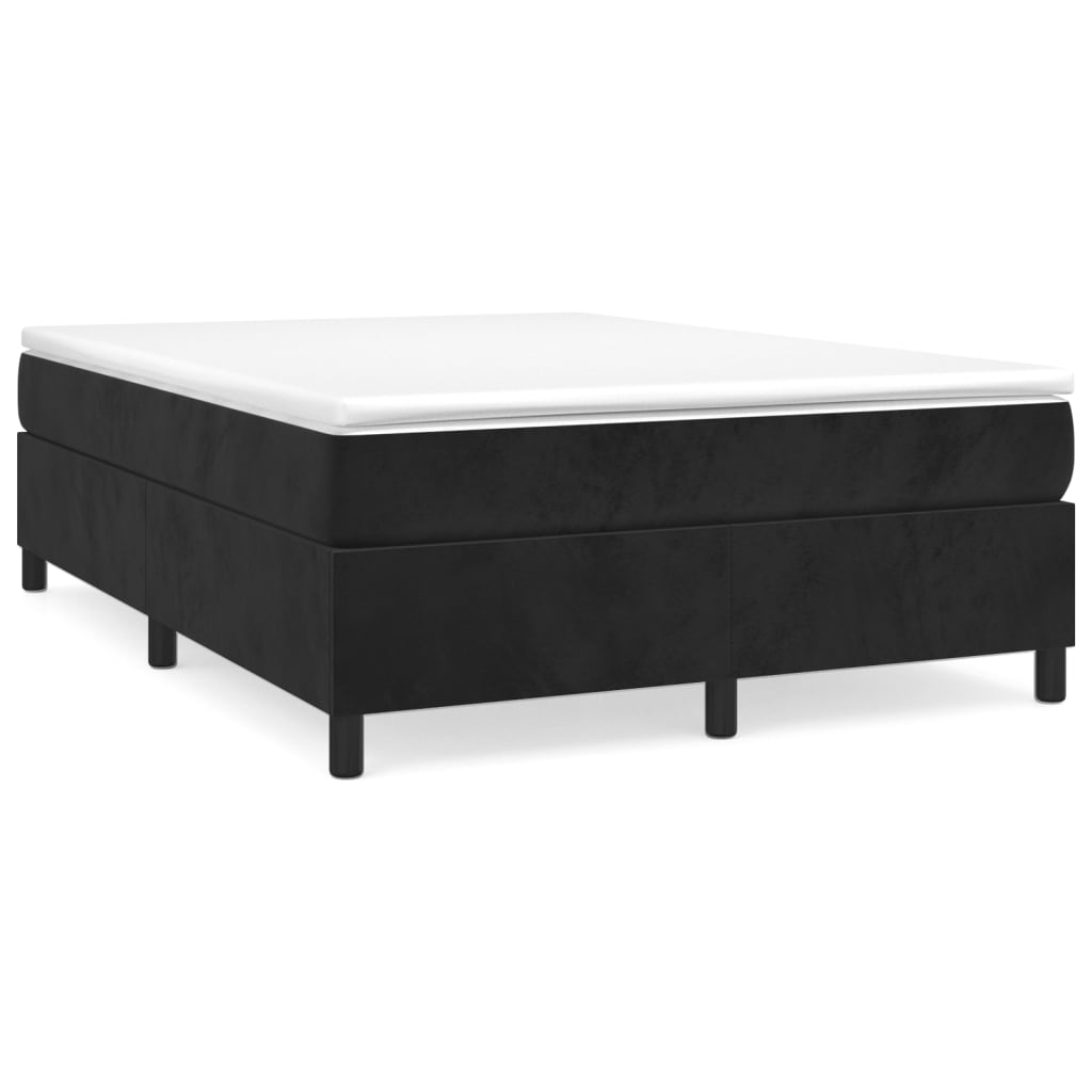 Cama box spring 140x200 Negro