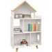 Estantería para Juguete MDF, Madera de Pino ZONEKIZ Estantería para Juguete MDF, Madera de Pino ZONEKIZ Blanco