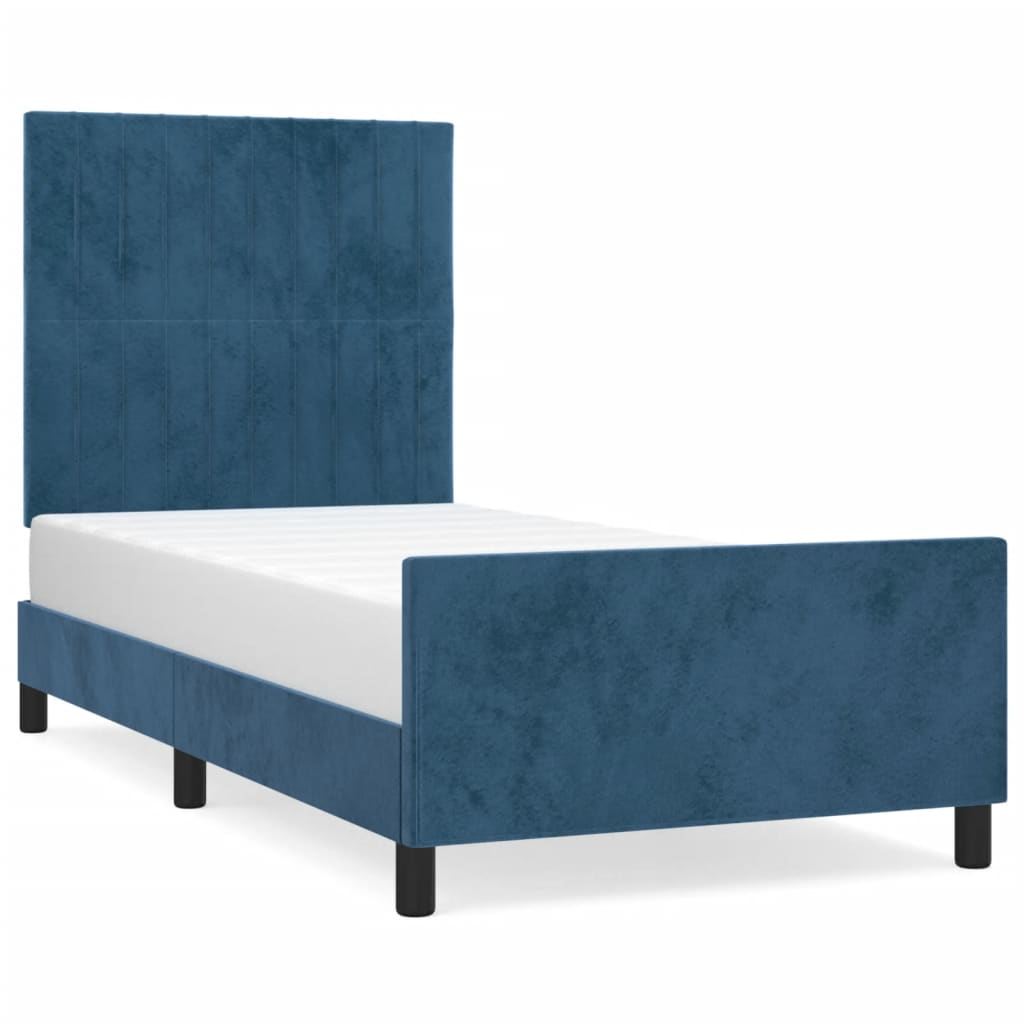Estructura de cama 80x200 Azul