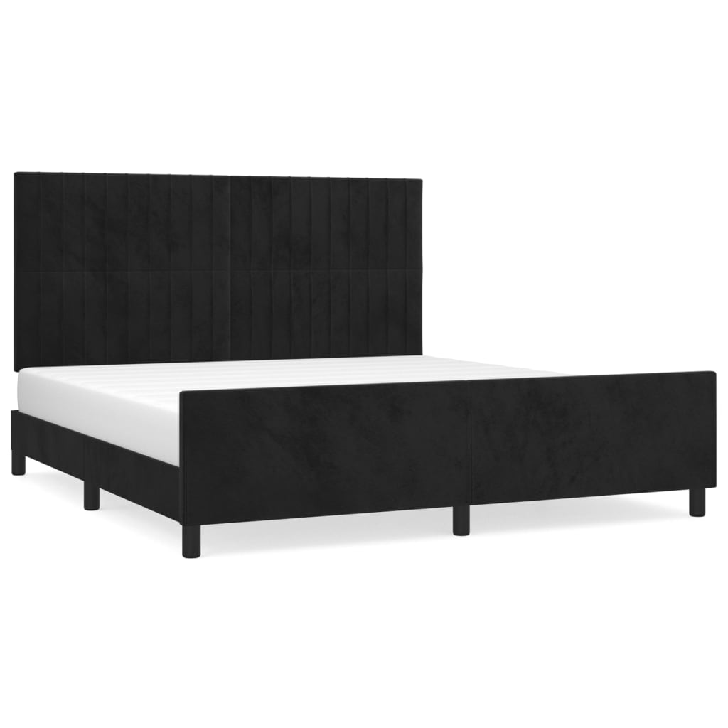 Estructura de cama 160x200 Negro