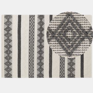 Tapete DAVUTLAR Creme claro 160 x 230 cm Lã