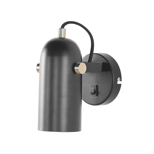 Candeeiro de foco TYRIA Ajustável Metal Preto