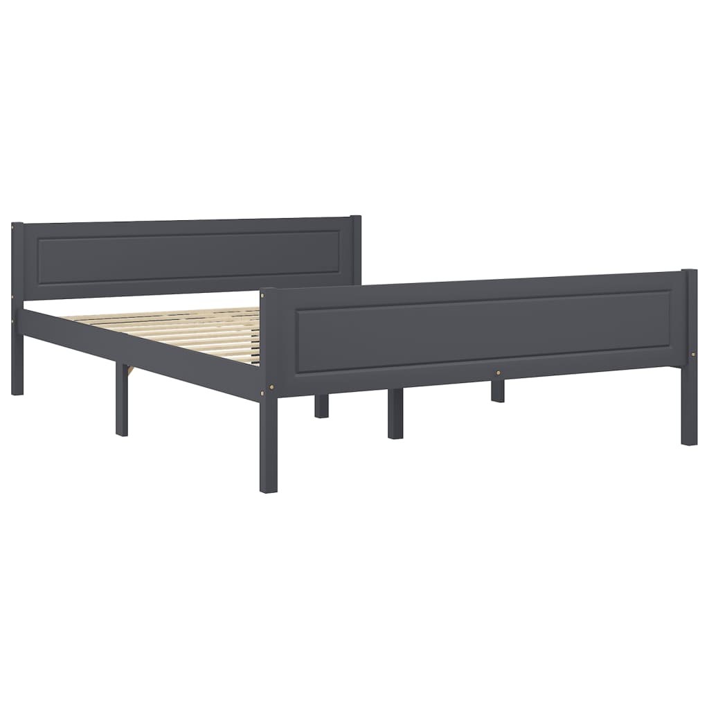 Estructura de cama 160x200 Gris