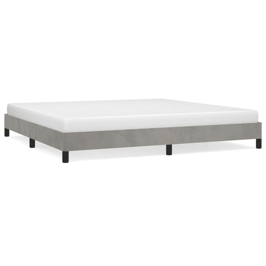 Estructura de cama 200x200 Gris Claro