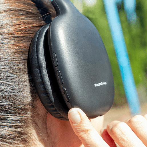 Auscultadores de Diadema Dobráveis sem Fios Folbeat InnovaGoods Auscultadores de Diadema Dobráveis sem Fios Folbeat InnovaGoods