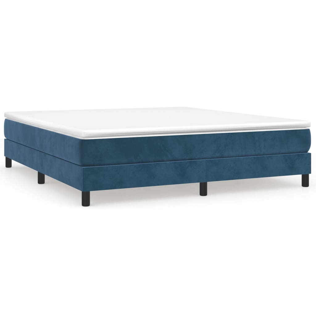 Cama box spring 180x200 Azul