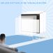 Pantalla de Proyector Plástico, Metal HOMCOM Pantalla de Proyector Plástico, Metal HOMCOM Blanco