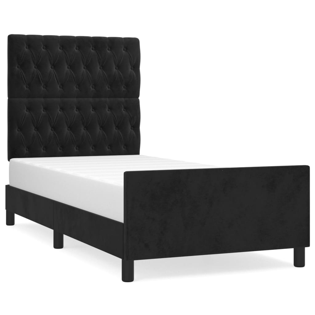 Estructura de cama 90x190 Negro