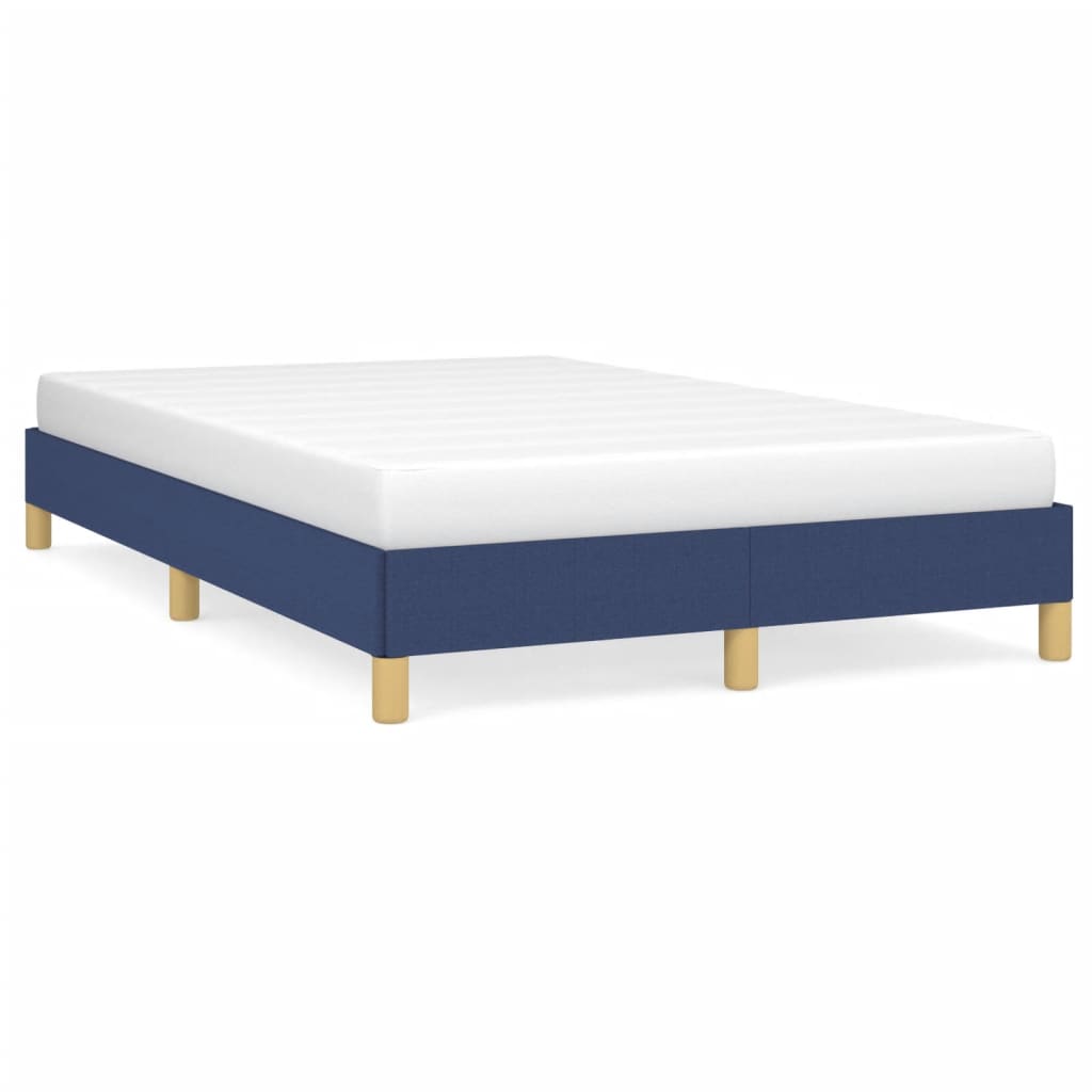 Estructura de cama de tela azul 120x200 cm