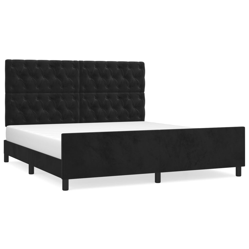 Estructura de cama 160x200 Negro