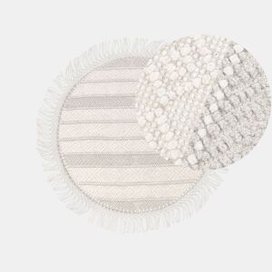Tapete BALTALAR Creme ø 140 cm Lã