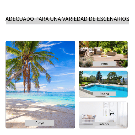 Outsunny Conjunto de 2 Espreguiçadeiras de Jardim 59x169x66 cm com Mesa 41x41x45 cm Vidro Temperado Apoio de Braços para Pátio Piscina Varanda Cinza