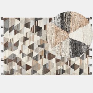 Tapete ARGAVAND Creme 200 x 300 cm Lã Kilim