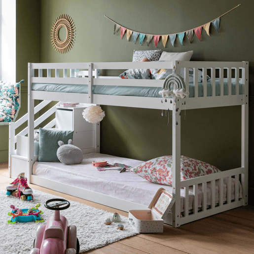 Litera infantil 190x90cm blanca CELESTINE