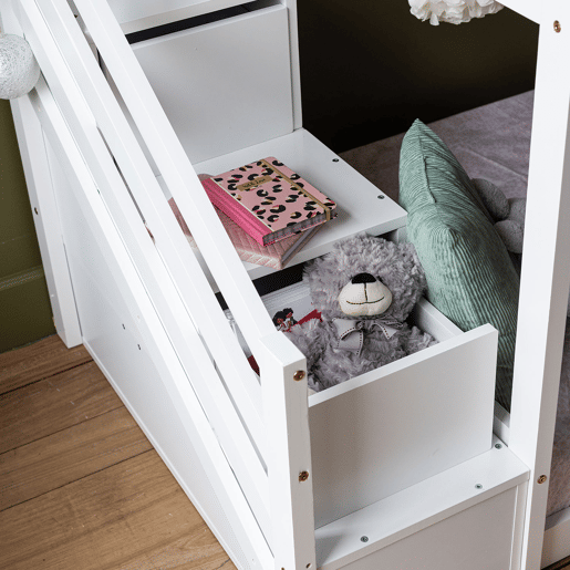 Litera infantil 190x90cm blanca CELESTINE