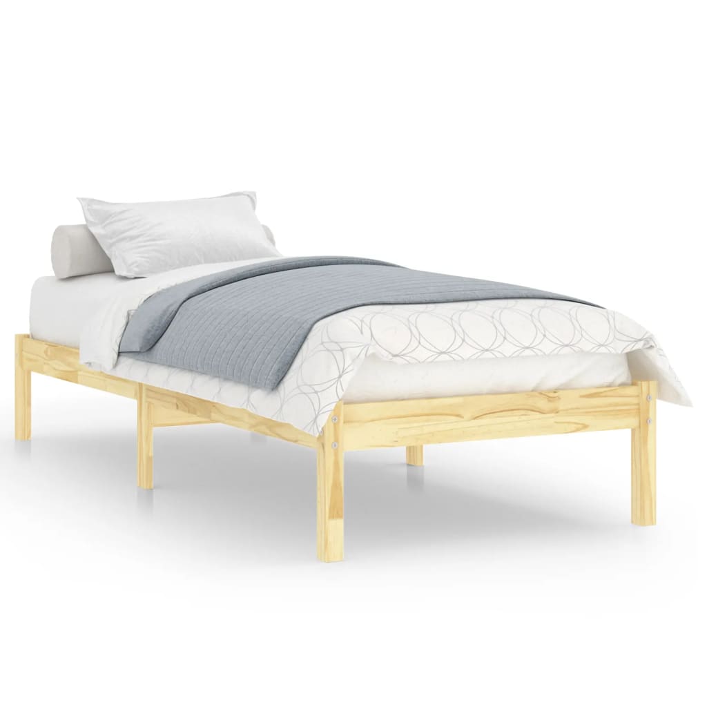 Estructura de cama 75x190 Pino