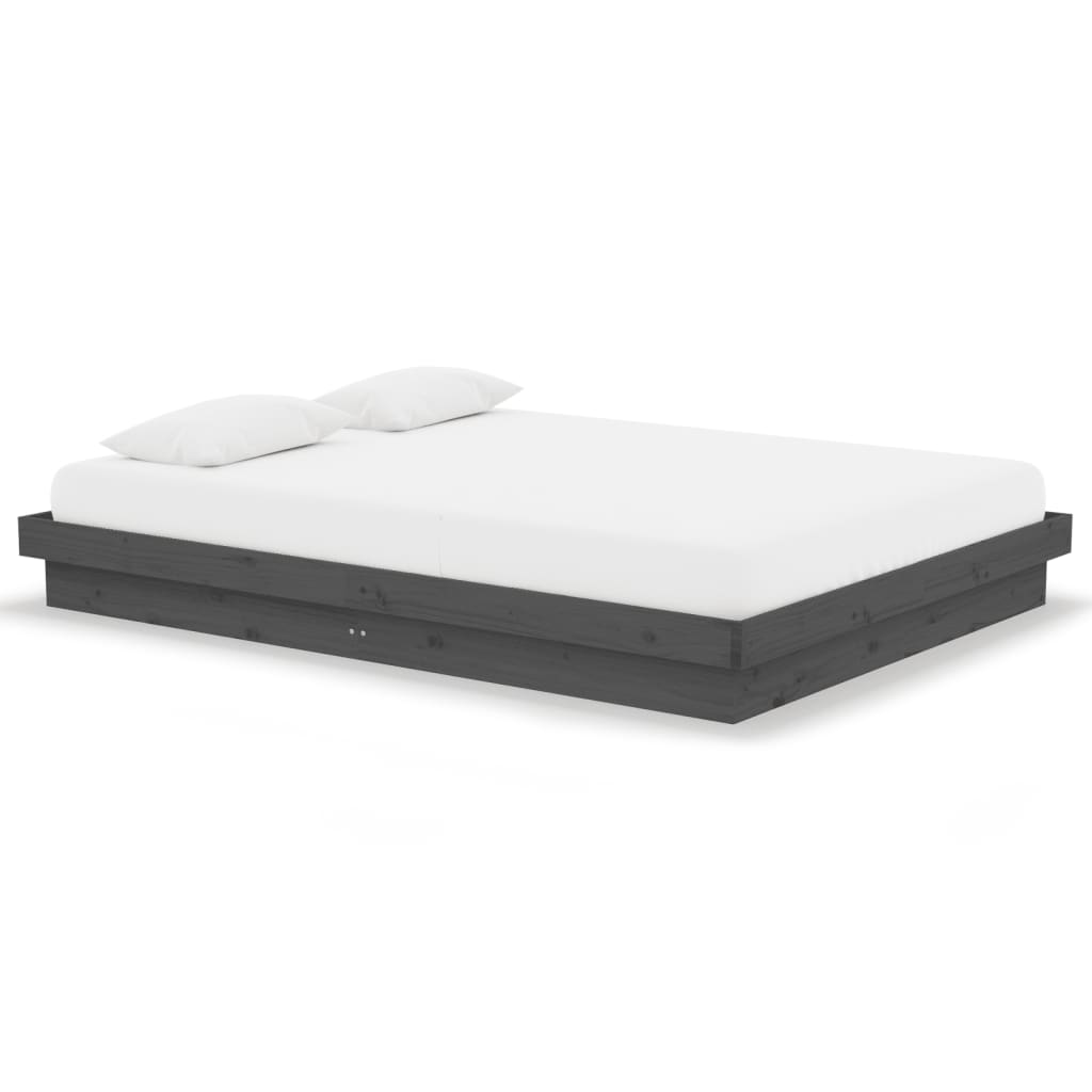 Estructura de cama 135x190 Gris
