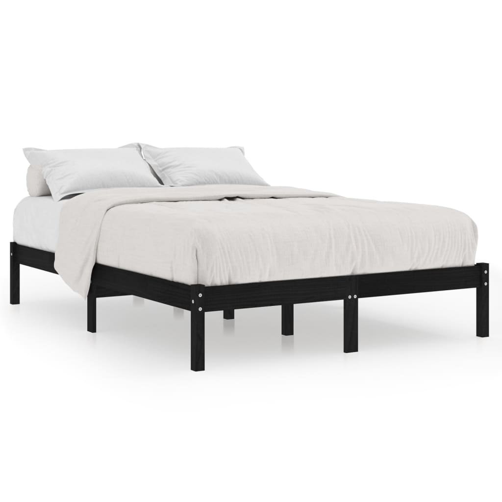 Estructura de cama 200x200 Negro