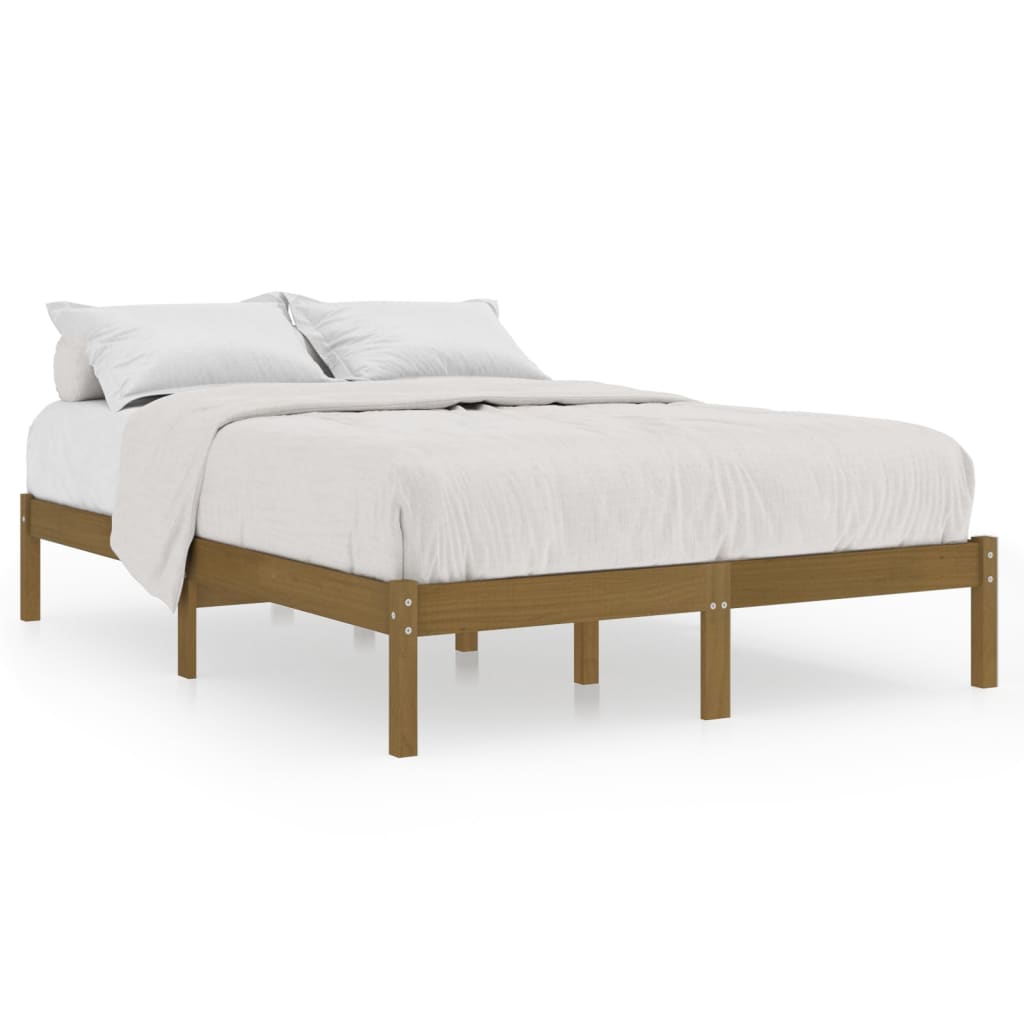 Estructura de cama 200x200 Marrón