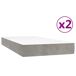Cama box spring 200x200 Cama box spring 200x200 Gris