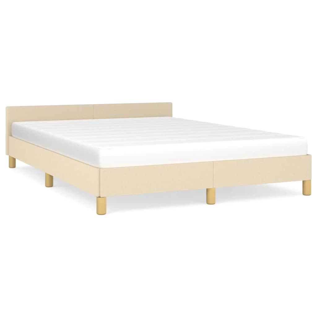 Estructura de cama 140x190 Crema