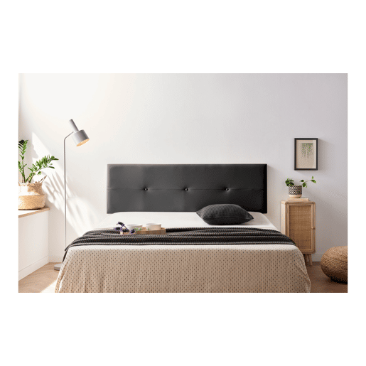 Cabeceira Estofada NAPOLI Pele Sintética 130x50x5 cm - Moonia