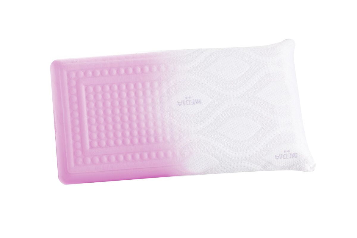 Almohada Técnica Esferas Firmeza Suave 70x12 Rosa