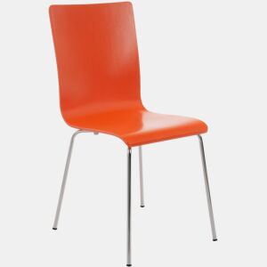 Silla visita Pepe Madera Naranja 47X43X87 cm