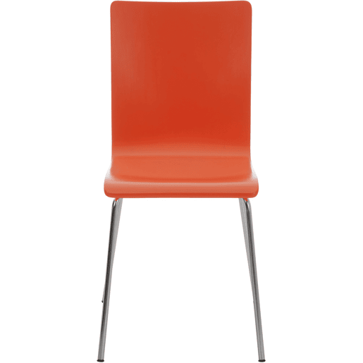 Silla visita Pepe Madera Naranja 47X43X87 cm Silla visita Pepe Madera Naranja 47X43X87 cm