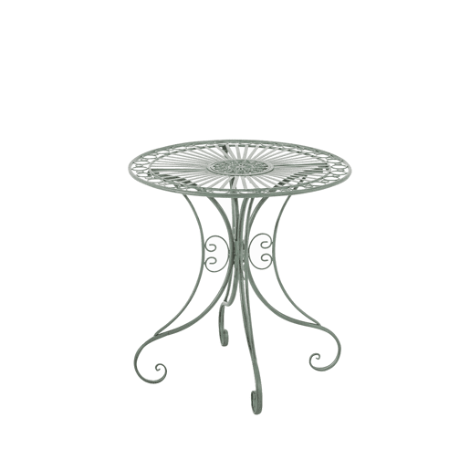 Mesa de Jardín Hari Metal Verde antiguo Ø 70 cm