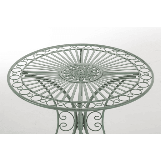 Mesa de Jardín Hari Metal Verde antiguo Ø 70 cm
