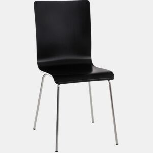 Silla visita Pepe Madera Negro 47X43X87 cm