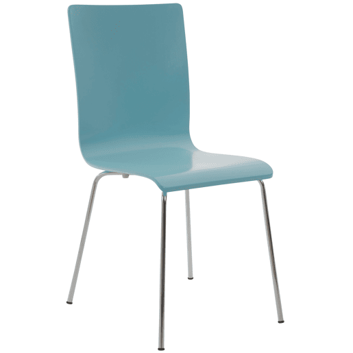 Silla visita Pepe Madera Azul claro 47X43X87 cm