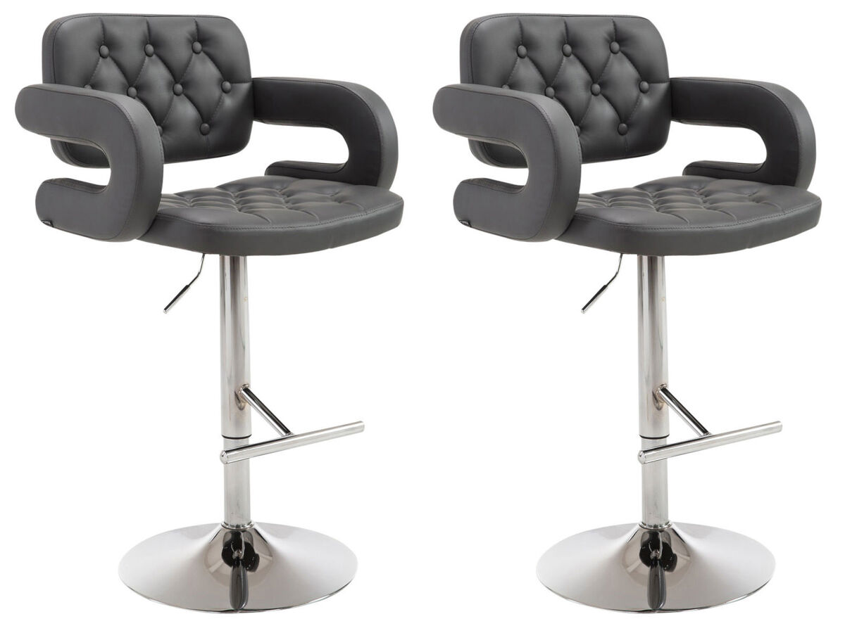 Set de 2 taburetes de bar dublin 62x55x103 cm