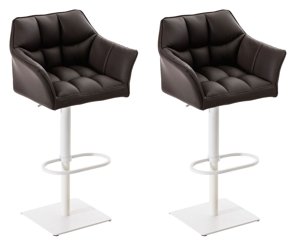 Set de 2 taburetes de bar damaso 64x45x88cm
