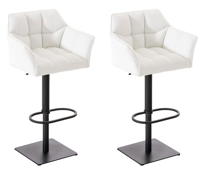 Set de 2 taburetes de bar damaso 64x45x88cm