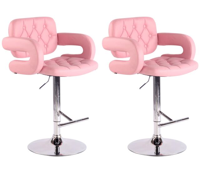 Set de 2 taburetes de bar dublin 62x55x103 cm