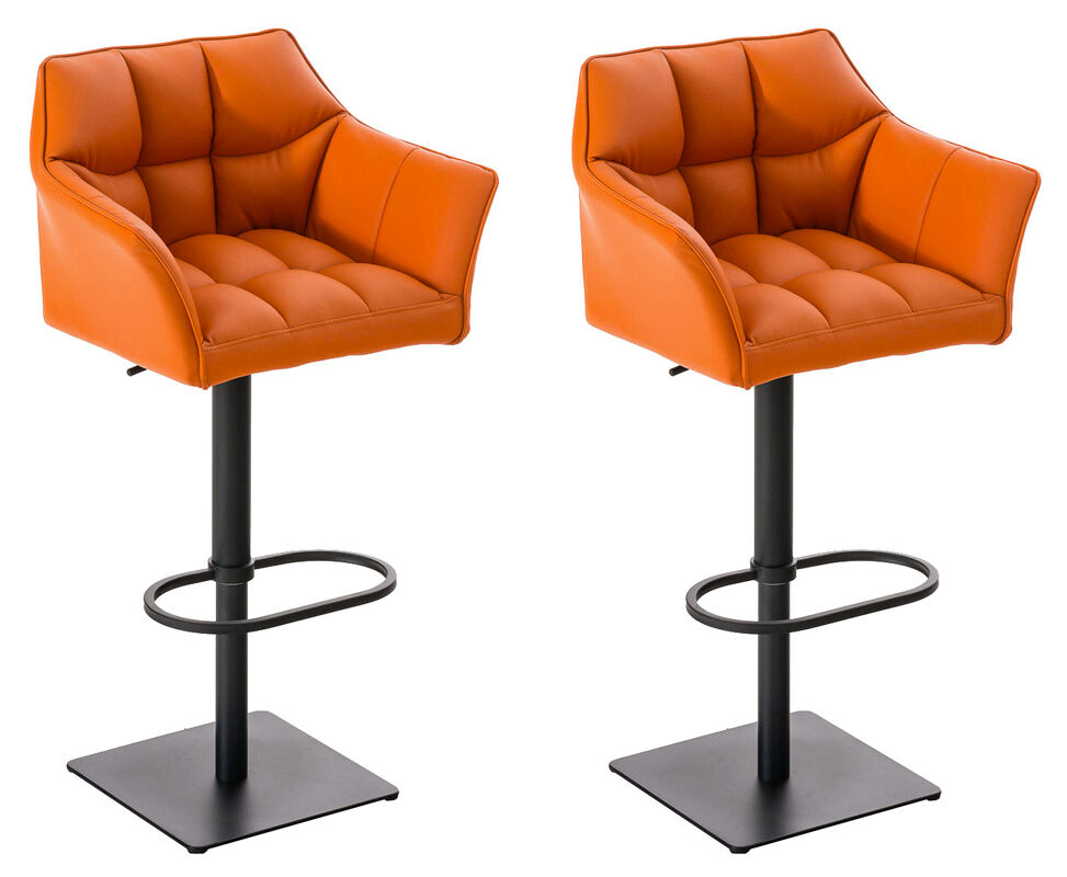 Set de 2 taburetes de bar damaso 64x45x88cm