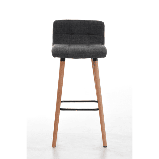 Taburete de bar Lincoln Tela Gris claro 49X42X94 cm