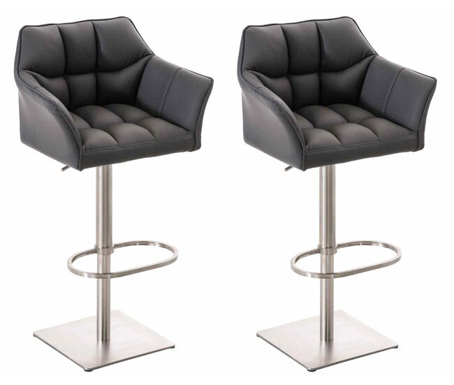 Set de 2 taburetes de bar damaso 64x45x88cm