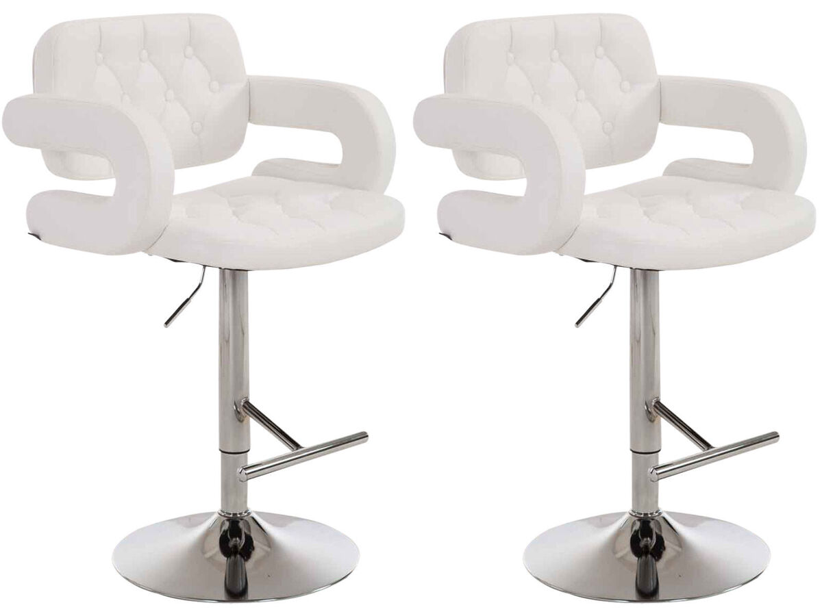 Set de 2 taburetes de bar dublin 62x55x103 cm