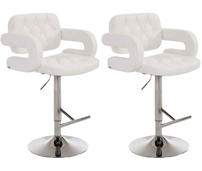Set de 2 taburetes de bar dublin 62x55x103 cm
