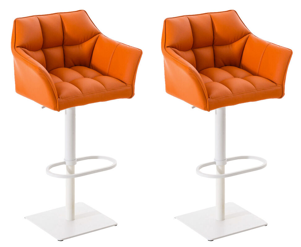 Set de 2 taburetes de bar damaso 64x45x88cm