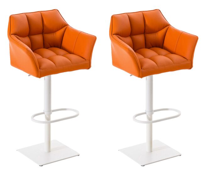 Set de 2 taburetes de bar damaso 64x45x88cm