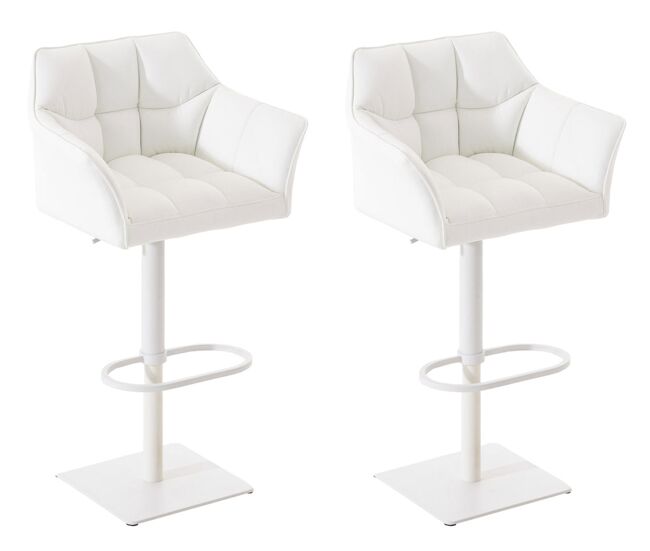 Set de 2 taburetes de bar damaso 64x45x88cm