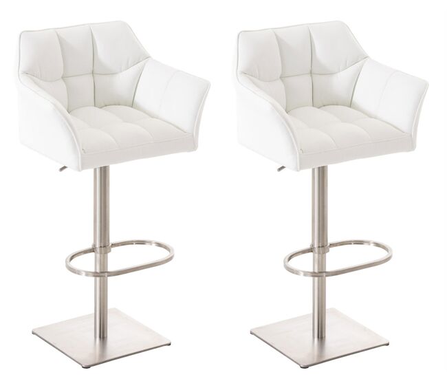 Set de 2 taburetes de bar damaso 64x45x88cm