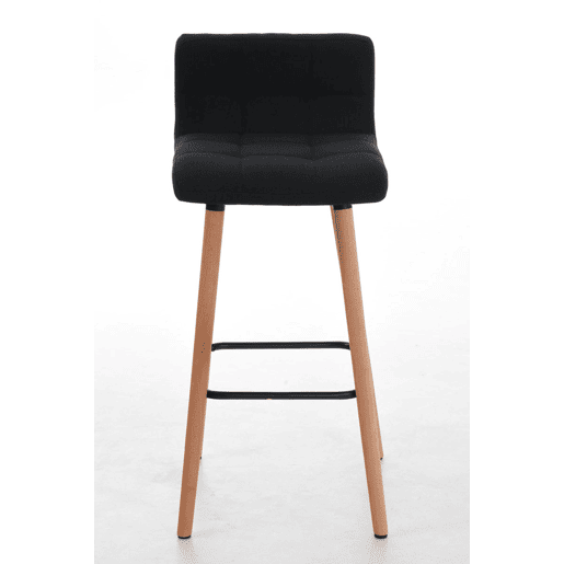 Taburete de bar Lincoln Tela Negro 49X42X94 cm Taburete de bar Lincoln Tela Negro 49X42X94 cm
