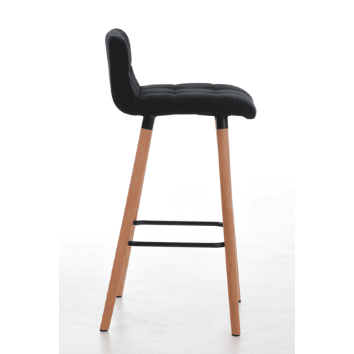 Taburete de bar Lincoln Tela Negro 49X42X94 cm Taburete de bar Lincoln Tela Negro 49X42X94 cm