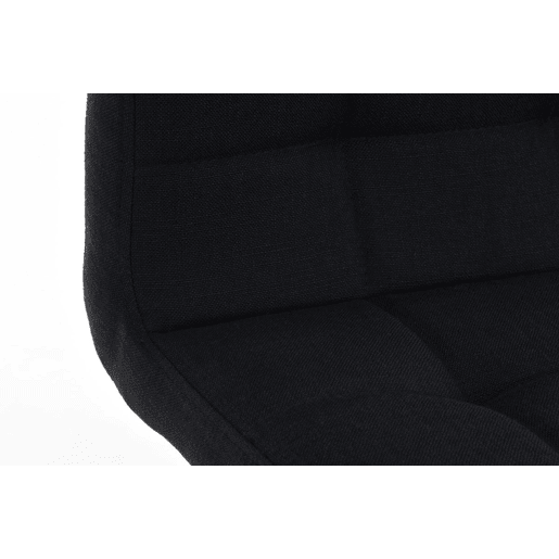 Taburete de bar Lincoln Tela Negro 49X42X94 cm Taburete de bar Lincoln Tela Negro 49X42X94 cm